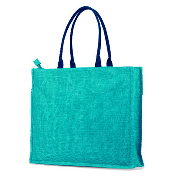 彩色黃麻手提購物袋