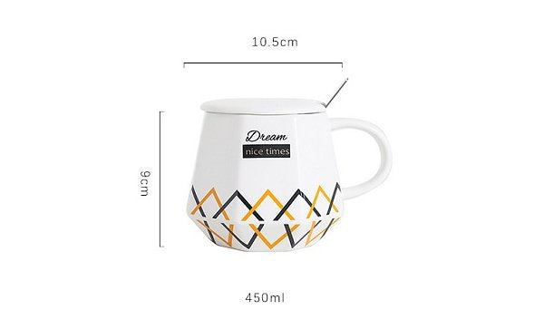 450ml北歐風陶瓷馬克杯