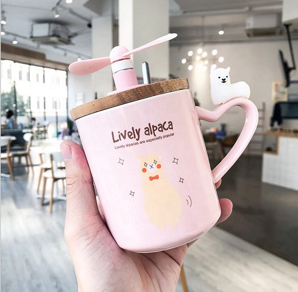 400ml羊駝陶瓷馬克杯