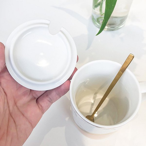 420ml拼接大理石陶瓷馬克杯