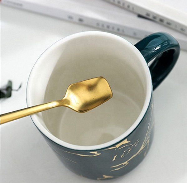 350ml大理石紋陶瓷馬克杯