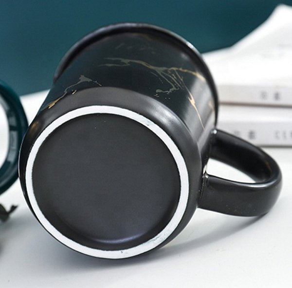 350ml大理石紋陶瓷馬克杯