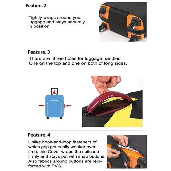 22-26吋萊卡行李箱套