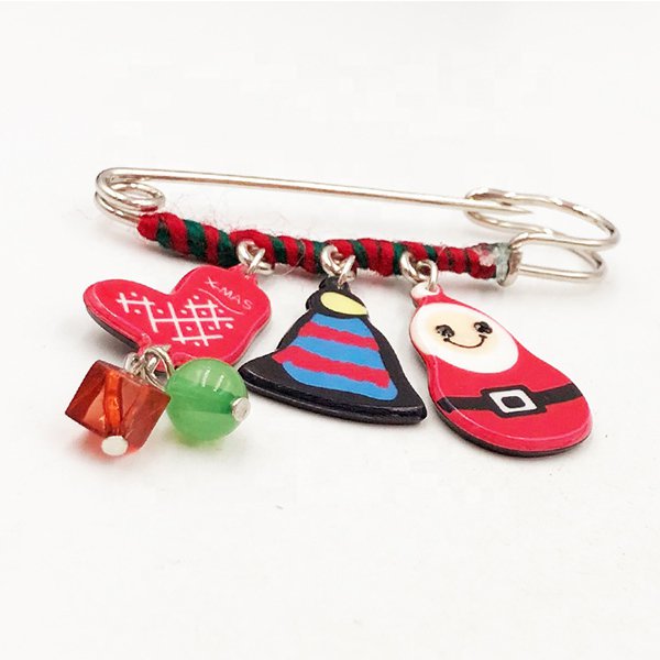 金屬吊飾翻領別針