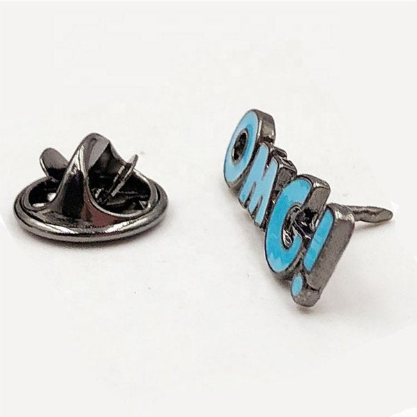 金屬搪瓷字母別針小徽章