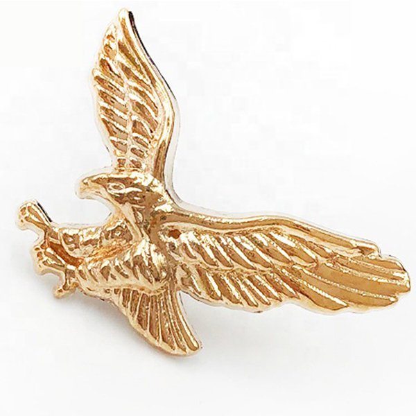 時尚金屬3D迷你金鷹徽章