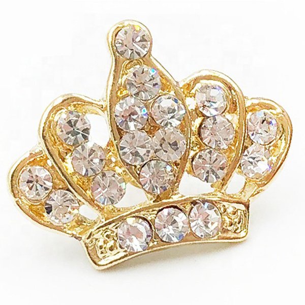 金屬3D水晶皇冠徽章