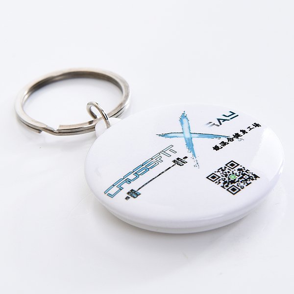 塑膠鑰匙圈-44mm-彩色印刷