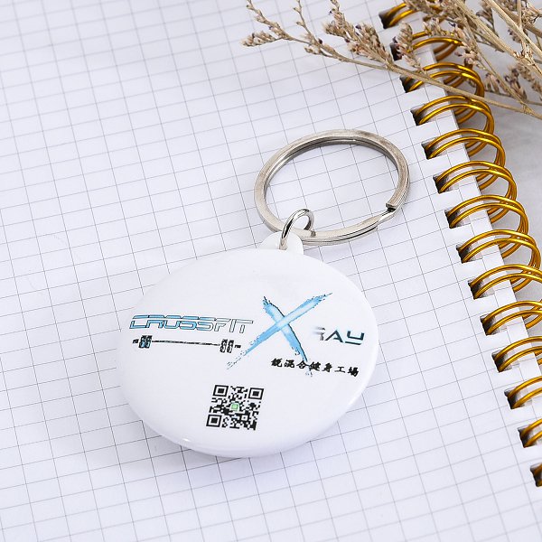 塑膠鑰匙圈-44mm-彩色印刷