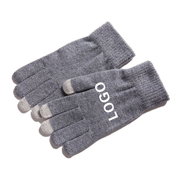 纖維羊毛手套-22cm-單面單色印刷
