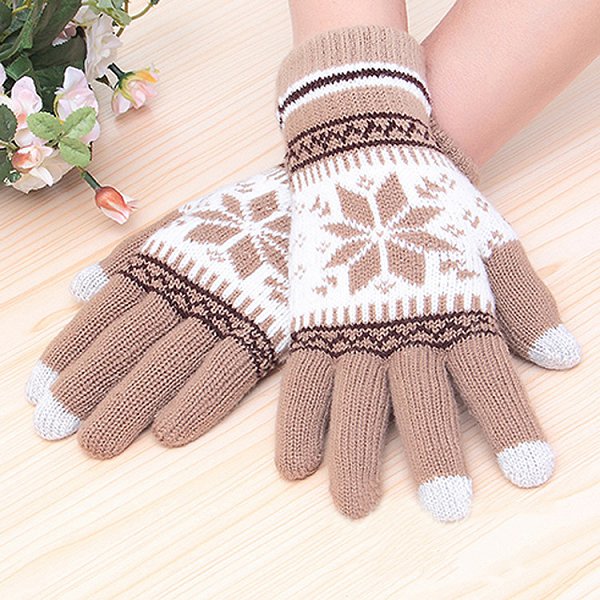 纖維羊毛手套-通用款-單面單色印刷