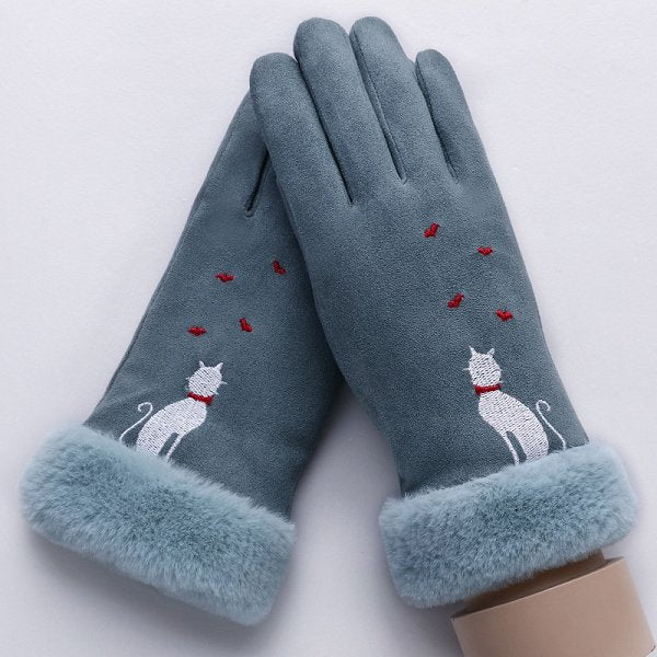 絨毛造型手套-通用款-單面單色印刷