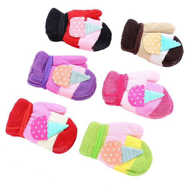 連指針織手套-兒童專用