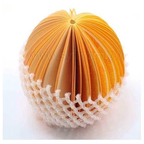 柳橙造型便條紙