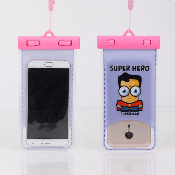 PVC觸屏手機防水袋-彩色印刷