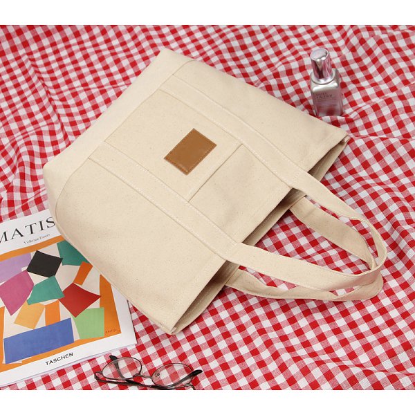 加固小型帆布袋-簡約購物袋