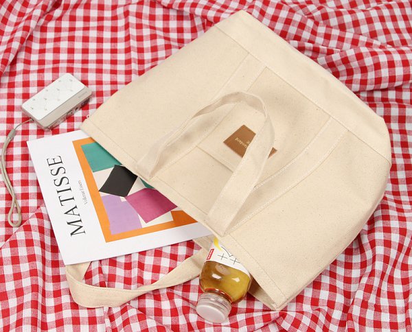 加固小型帆布袋-簡約購物袋