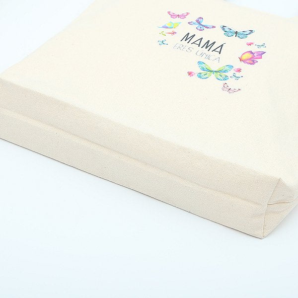 PU皮革提把帆布袋-簡約單肩包