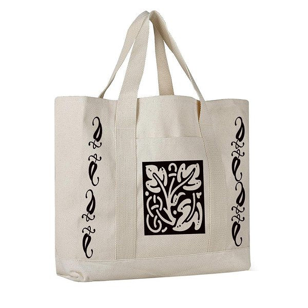 加固長提把帆布袋-簡約購物袋