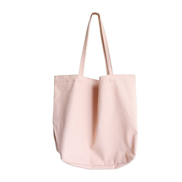 大容量帆布袋-簡約單肩包