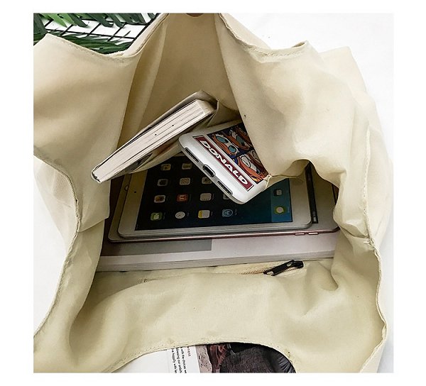 素面帆布袋-印花購物袋