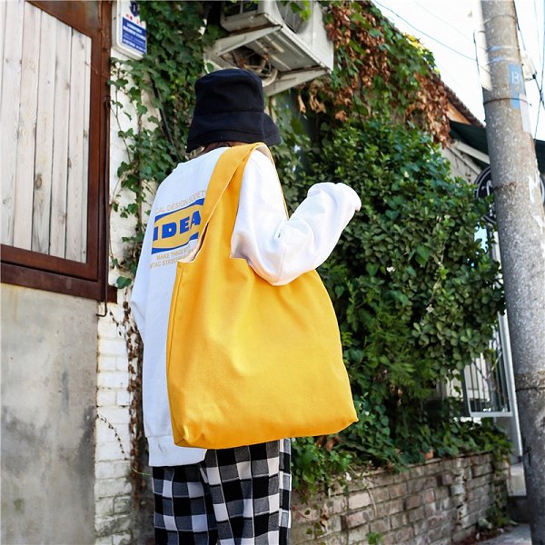 素面帆布袋-印花購物袋