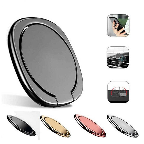 磁性手機架-鋅合金指環扣-客製印刷