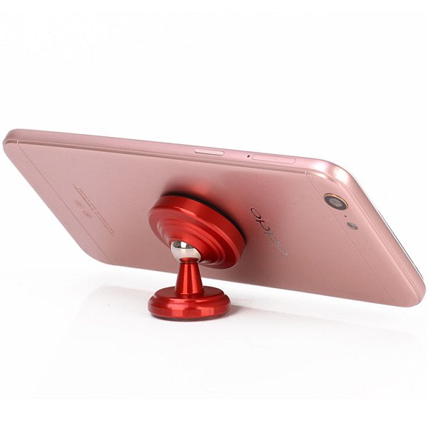 磁性手機架-圓型金屬合金-客製印刷