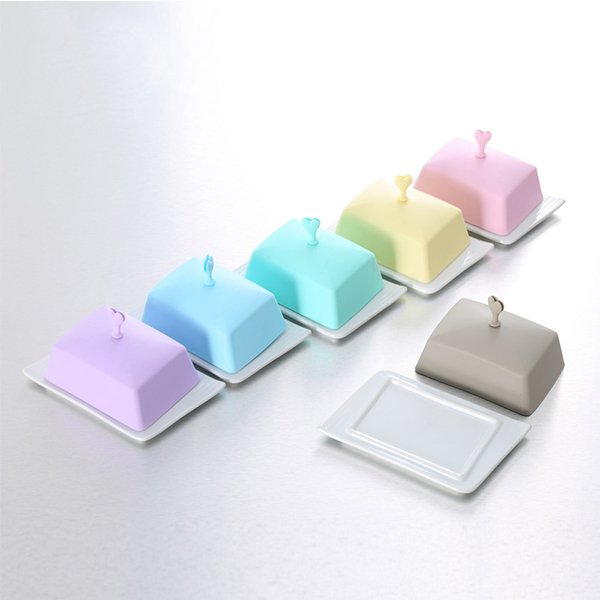 矽膠蓋陶瓷奶油碟