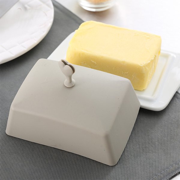 矽膠蓋陶瓷奶油碟