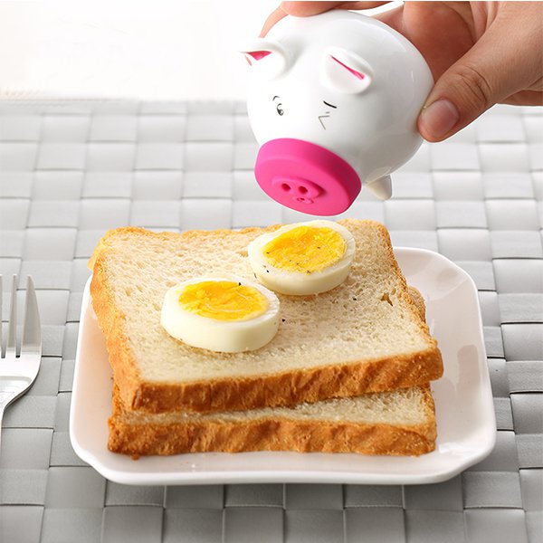 可愛陶瓷豬調味罐