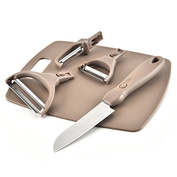 5件組可替換功能頭不鏽鋼削皮器