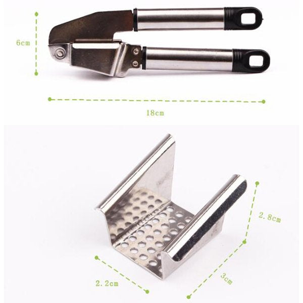 手持式不鏽鋼壓蒜器-掛勾設計