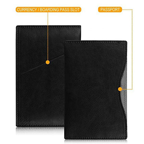 RFID鎖護照套-PU皮革手拿包