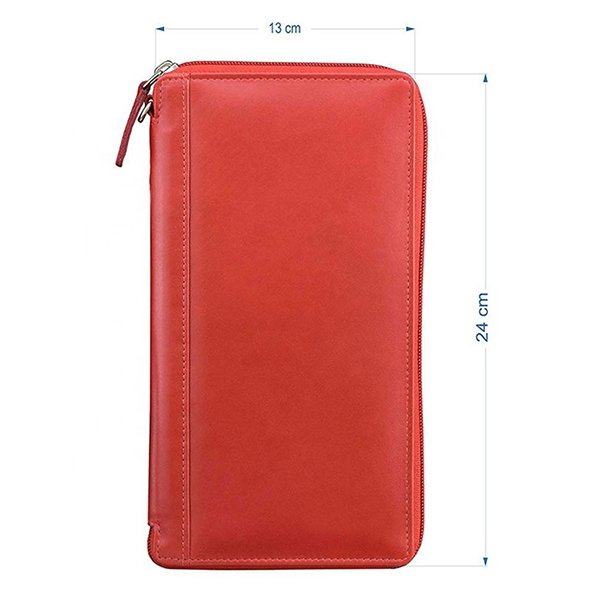 RFID鎖護照套-PU皮革手拿包