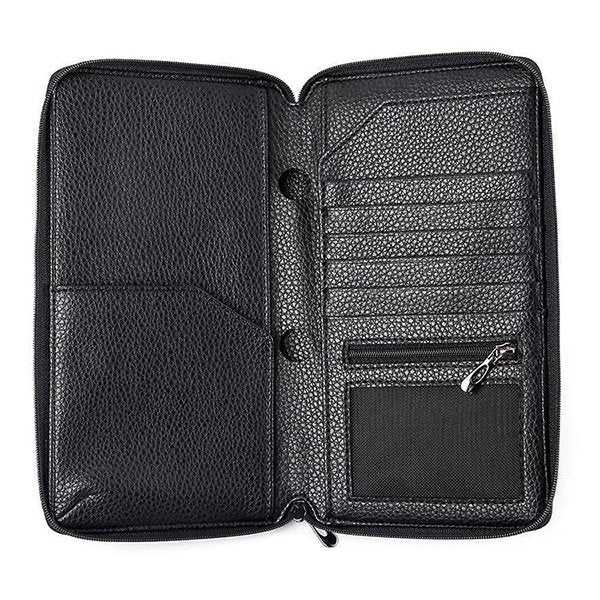 RFID鎖護照套-PU皮革手拿包