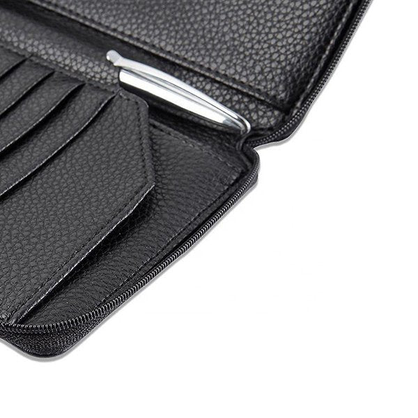 RFID鎖護照套-PU皮革手拿包