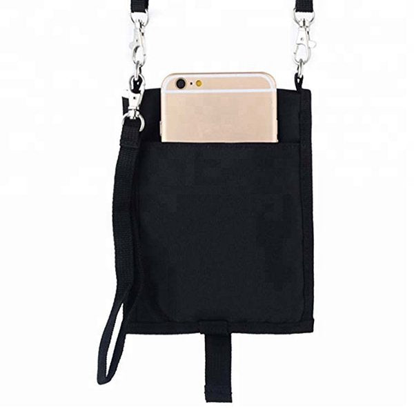 RFID鎖護照套-尼龍收納頸帶款