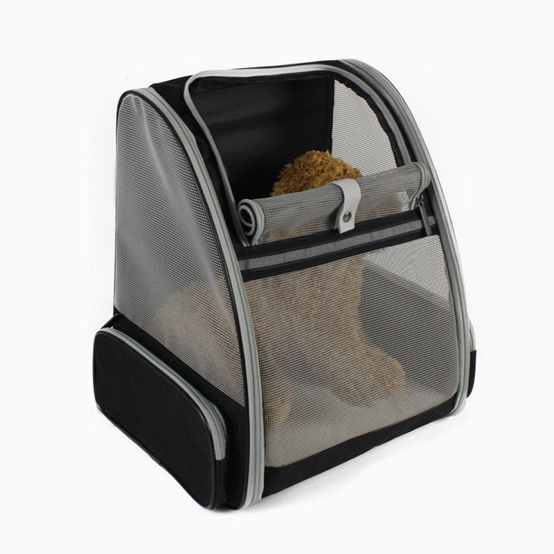 網眼和通風孔寵物包軟底寵物背袋