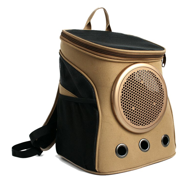 PVC戶外旅行背帶狗貓寵物包透氣單肩寵物包