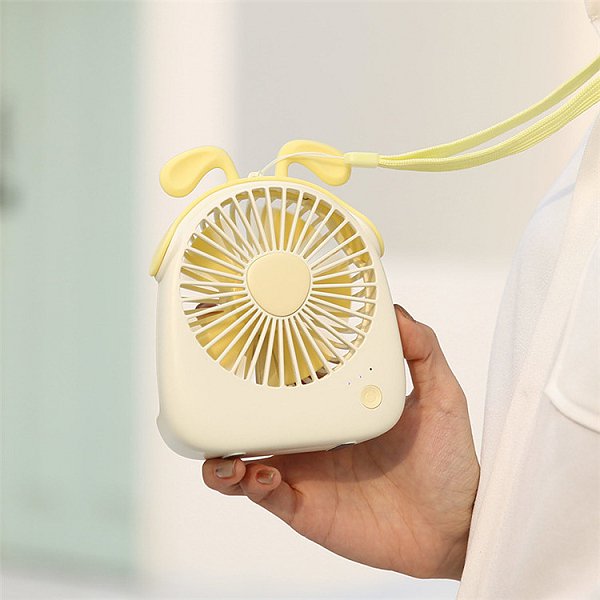 USB迷你風扇-可愛耳朵造型五葉扇-可印刷