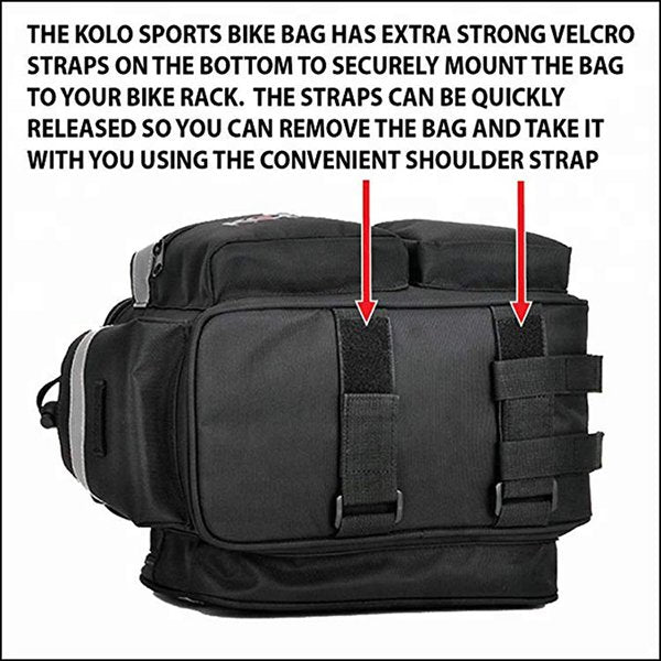 防水腳踏車後置物袋-尼龍材質