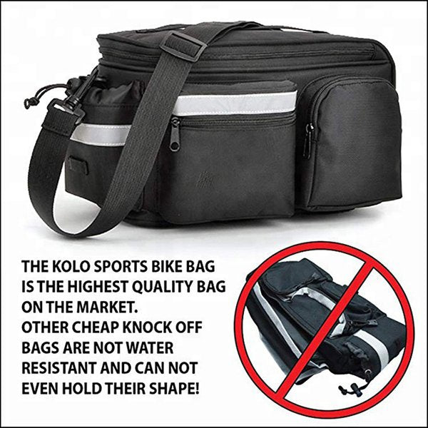 防水腳踏車後置物袋-尼龍材質