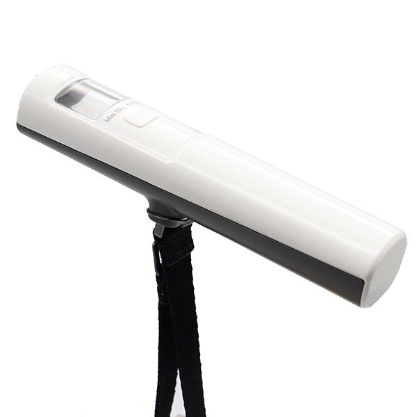 手持式綁帶行李秤-ABS塑料材質-手搖發電免電池-50kg/50g