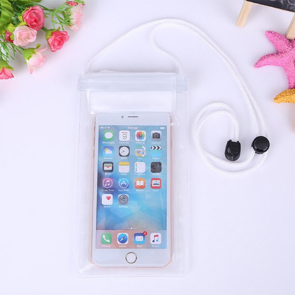 通用6.2寸PVC拉鍊可折疊手機防水套