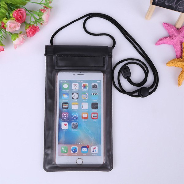 通用6.2寸PVC拉鍊可折疊手機防水套