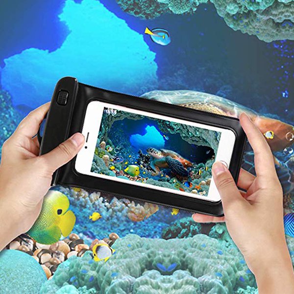 適用6.5寸通用防水手機袋附臂帶和掛繩