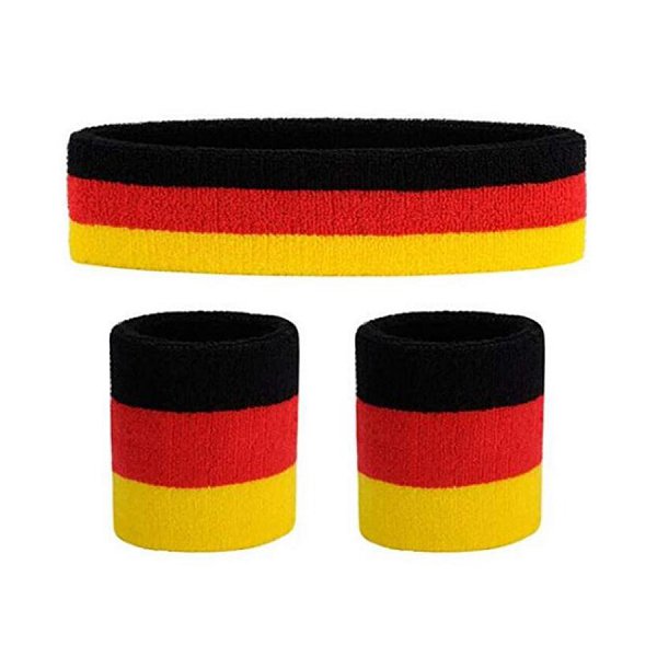 簡約100%純棉腕帶-吸汗手環