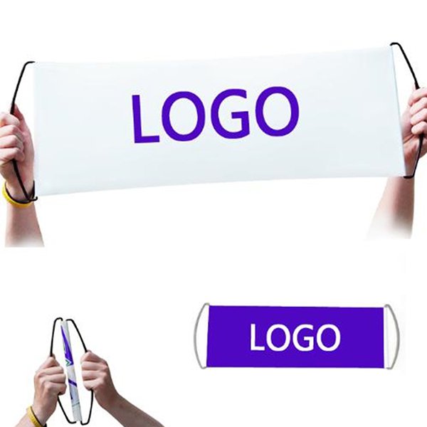 手拉加油橫幅廣告應援手幅