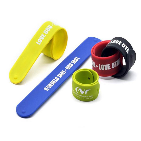 彩色矽膠腕帶-捲尺手環